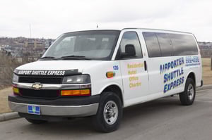 Airport Shuttle Express passenger van